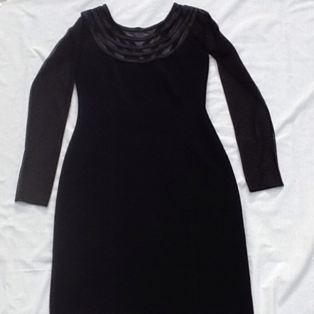 Mark Edwards sexy black dress